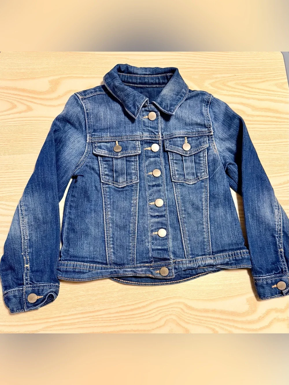 GAP Girls Dark Blue Denim Jacket Size 5T